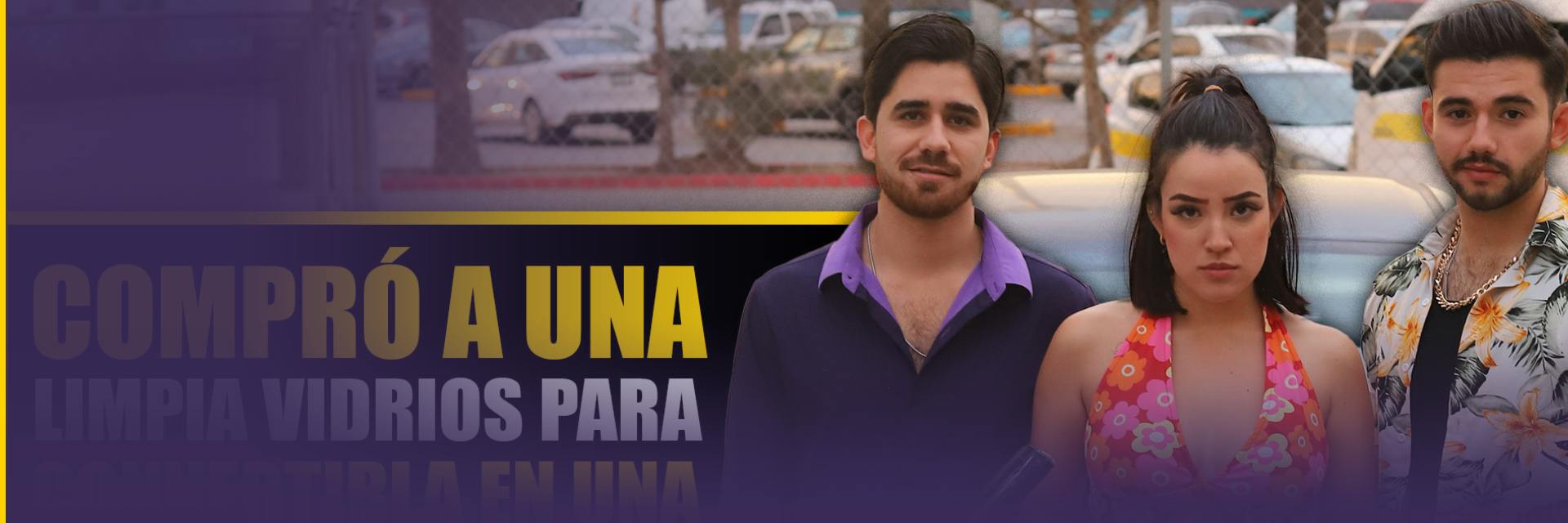Compró una limpia vidrios para convertirla en una mujer de la calle