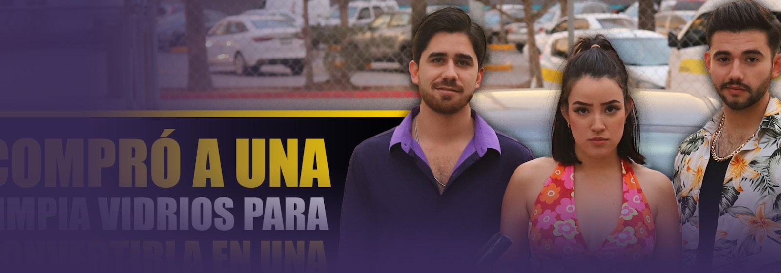 Compró una limpia vidrios para convertirla en una mujer de la calle