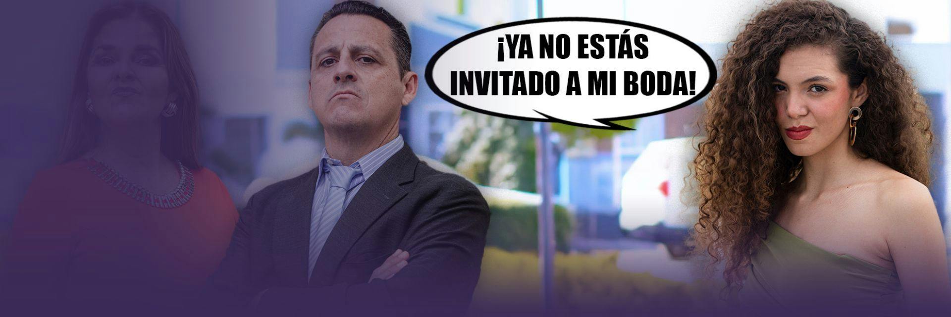 Desinvitó a su padre adoptivo de su boda