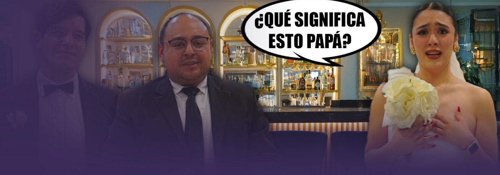 Novia descubrió la infidelidad de su padre el día de su boda