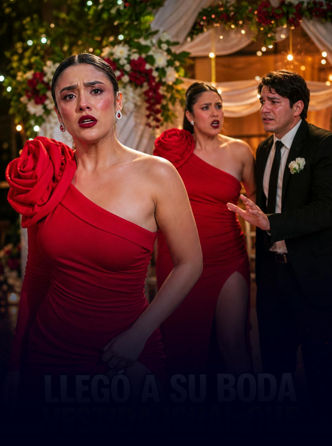 Llegó a su boda vestida igual que la amante de su prometido