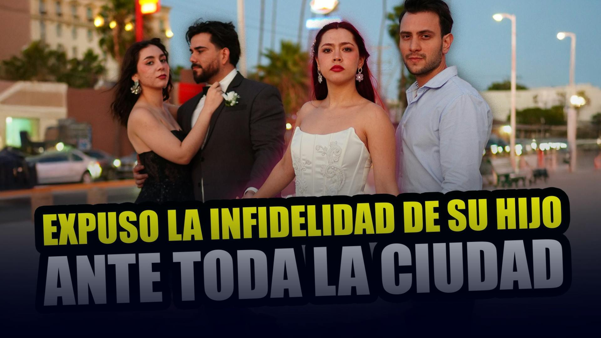 Expuso la infidelidad de su hijo ante toda la ciudad