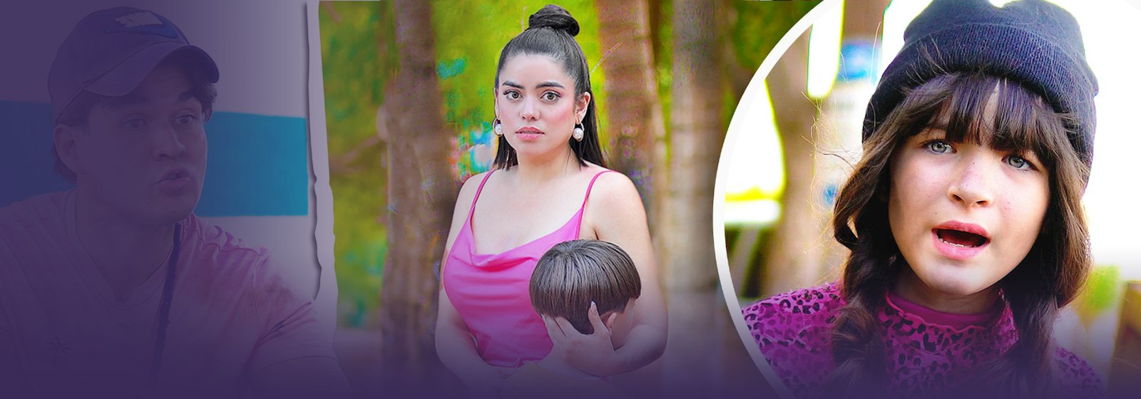 Vio a su papá en la calle con su otra familia adinerada