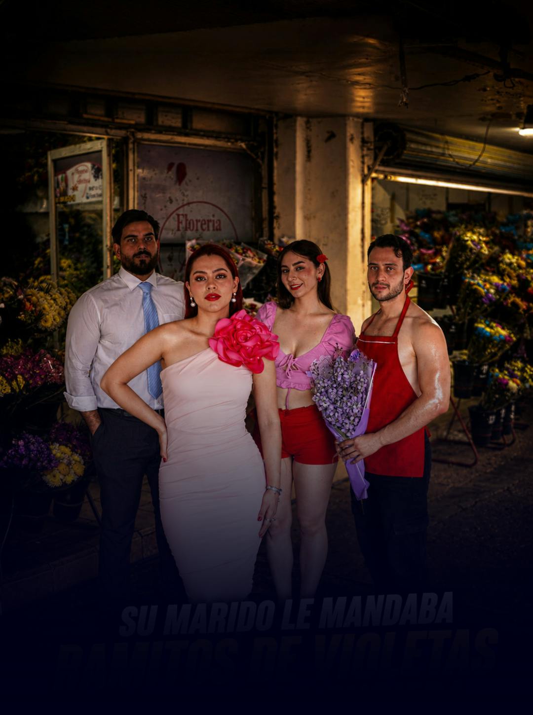 Su marido le mandaba ramitos de violetas sin que ella supiera que era el Su marido le mandaba ramitos de violetas sin que ella supiera que era el