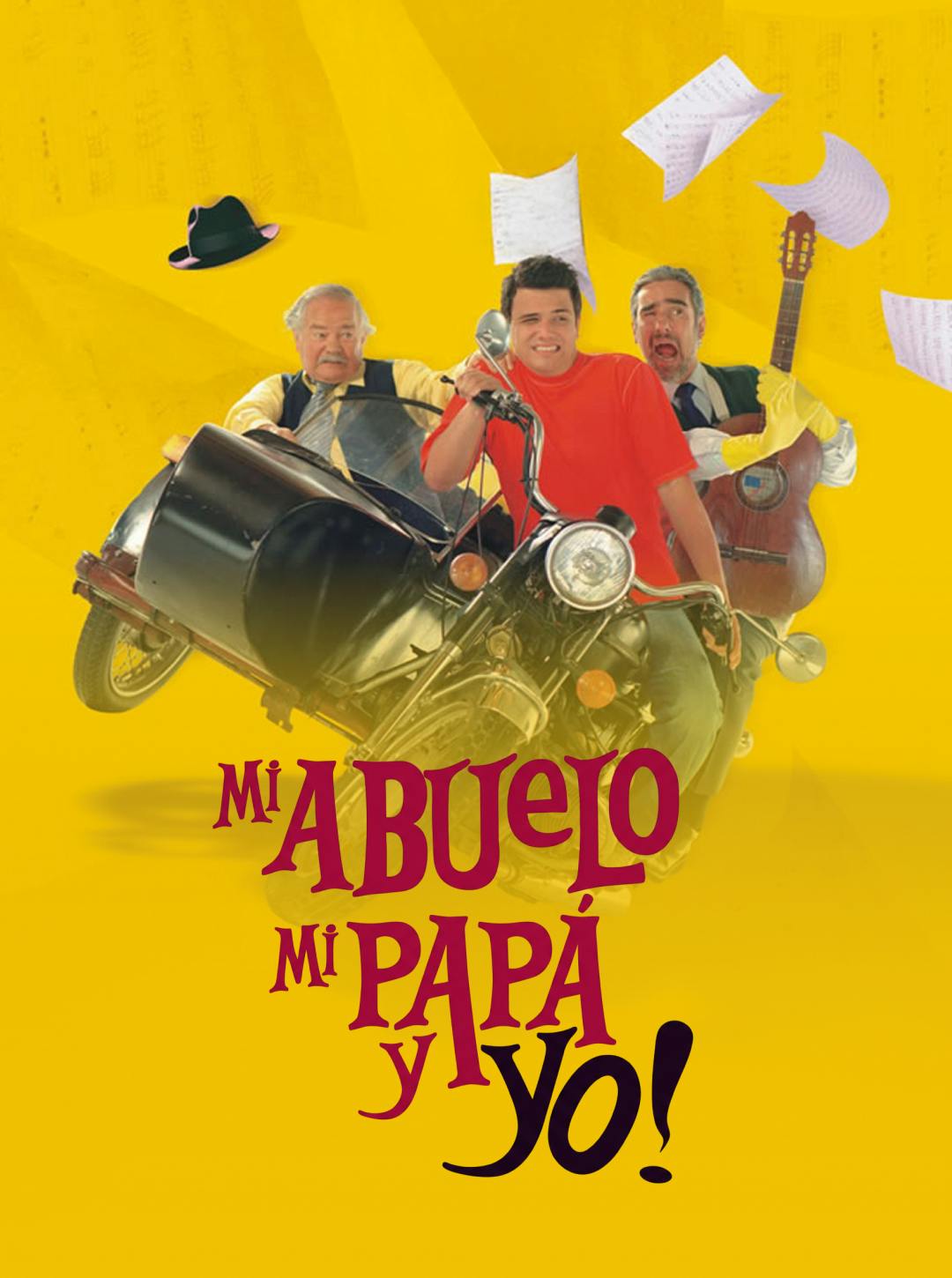 Mi abuelo, mi papá y yo