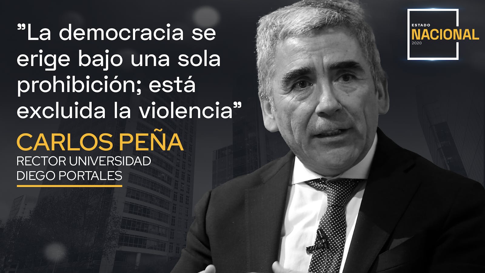 Carlos Peña se refiere a los cambios ocurridos a un año del estallido social episode artwork