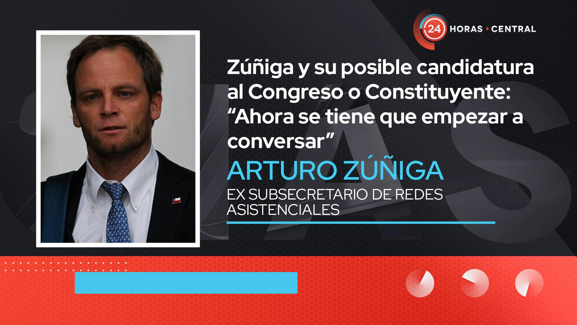 Arturo Zúñiga y su posible candidatura: "Ahora se tiene que empezar a conversar”