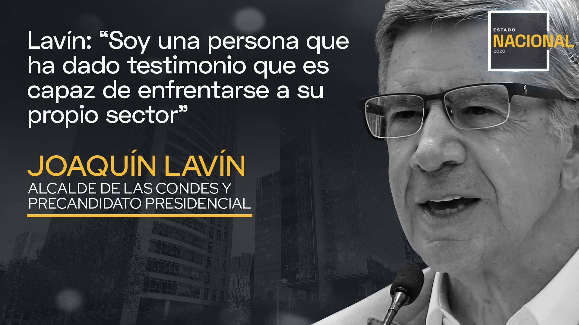 Lavín: Soy una persona que ha dado testimonio que es capaz de enfrentarse a su propio sector