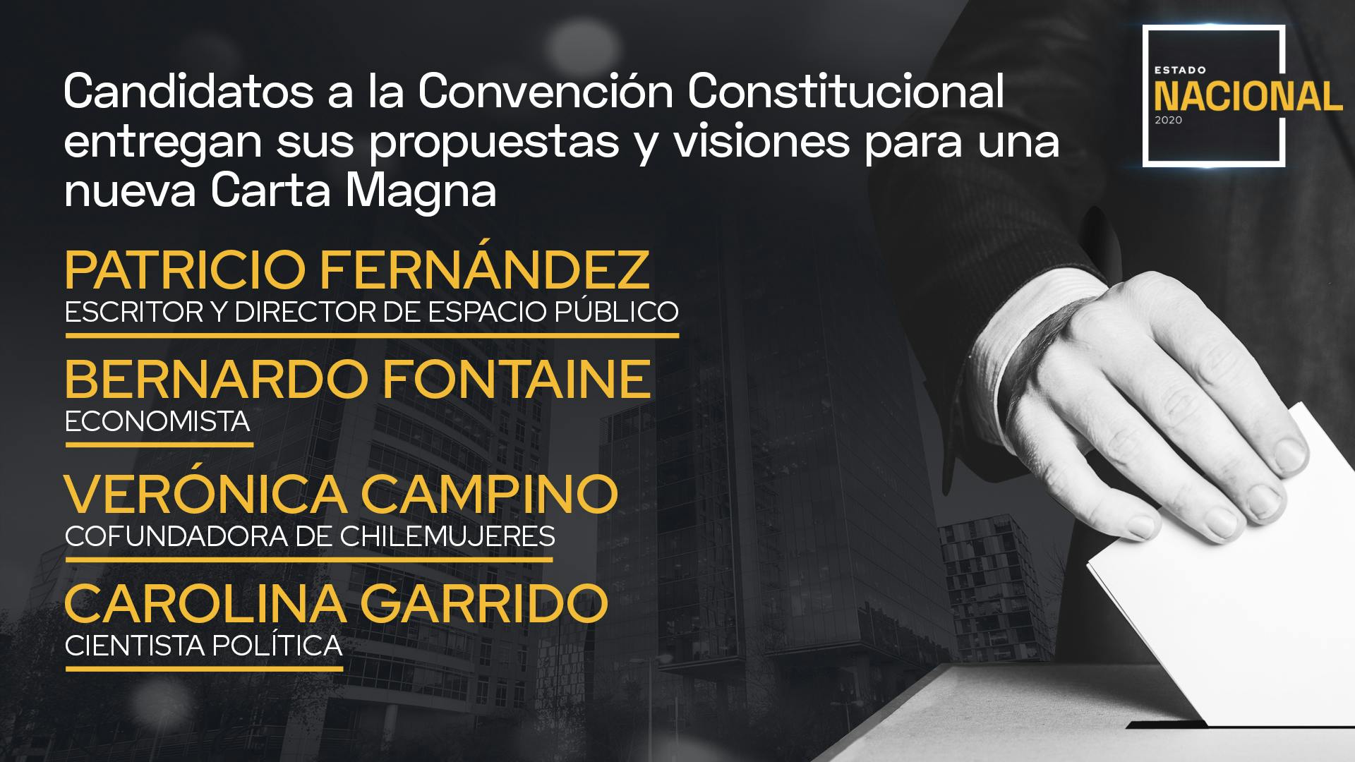 Candidatos a la Convención Constitucional entregan sus propuestas de cara a las elecciones