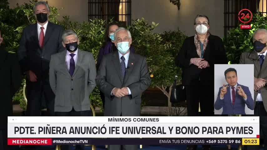 Medianoche - Miércoles 26 de mayo