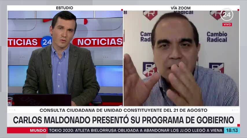 Carlos Maldonado, precandidato presidencial: Queremos aumentar los montos de las pensiones en Chile