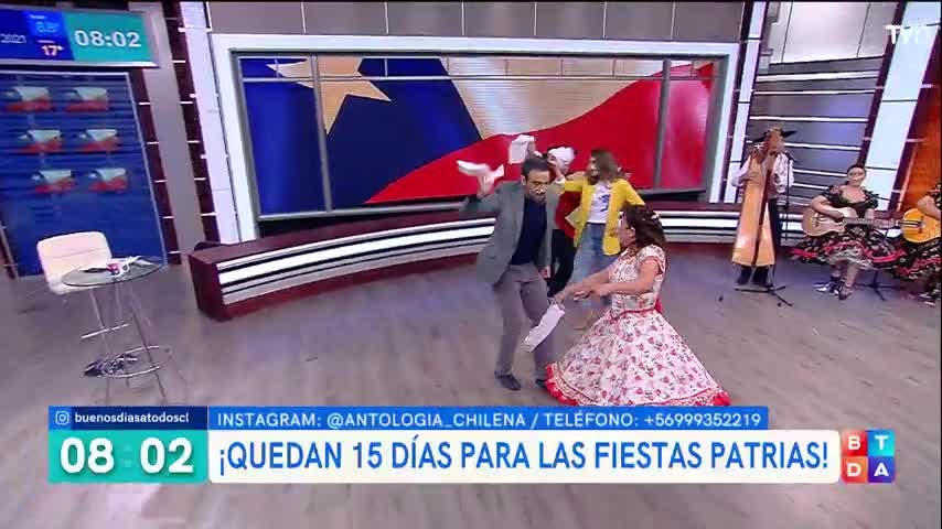 Mary y Gonzalo ya dieron inicio a las Fiestas Patrias