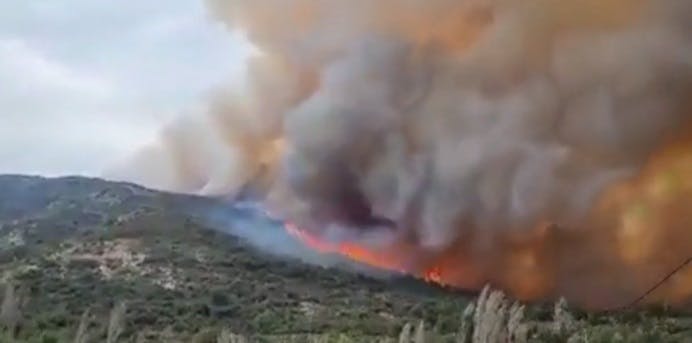 Pesadilla en Til Til: Al menos 12 familias lo perdieron todo el incendio forestal 