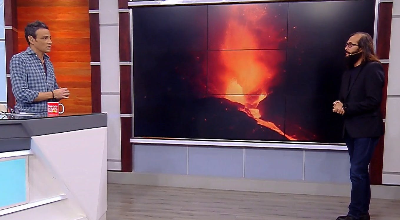 Marcelo Lagos explica las características de los volcanes del país 