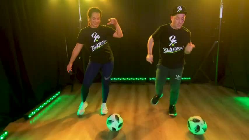 Pase planta, Brasil, finta y fenómeno con salto | Baila fútbol - T1E9