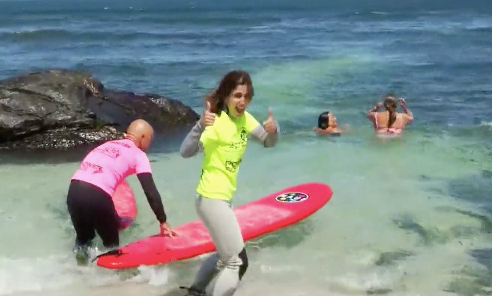 BDAT en vacaciones: Tomamos clases de surf en Totoralillo 