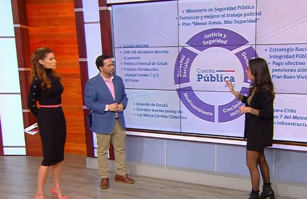 Ministra Vallejo explica los cinco ejes del gobierno anunciados por el Presidente Boric