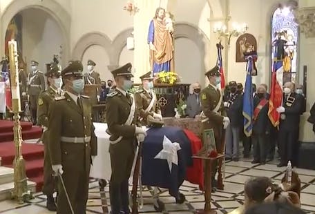 Masivo funeral de David Florido, carabinero asesinado en Pedro Aguirre Cerda
