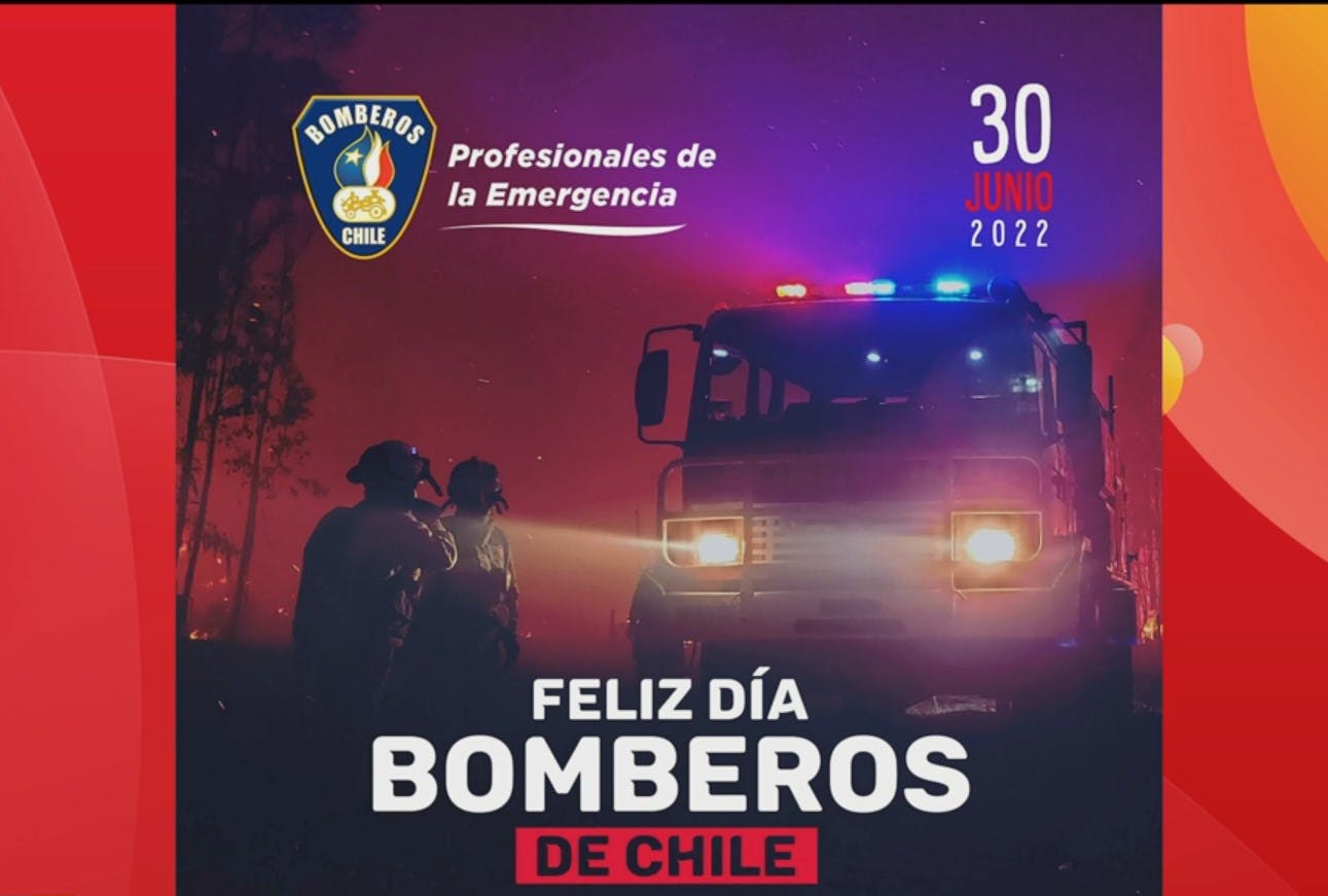 ¡Feliz día del bombero de Chile!