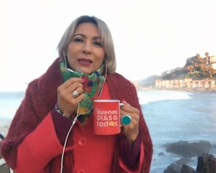 Así despertó el litoral central en esta fría mañana 