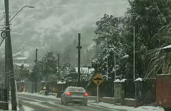 La nieve y la lluvia no se quieren ir de la región de Coquimbo 