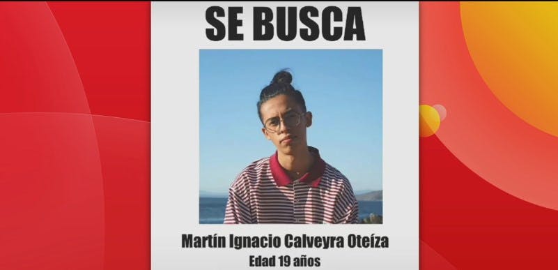 Familia busca a Martín Calveyra: Desapareció camino a junta con amigos en el Cajón del Maipo