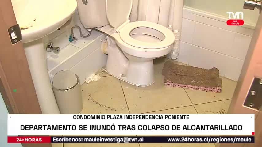 Colapso de alcantarillado inundó departamento