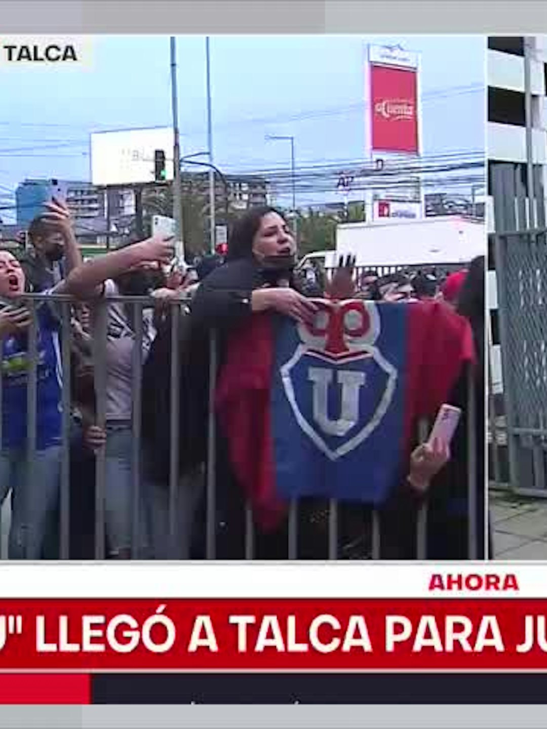 La 'U' llegó a Talca para jugar el Superclásico