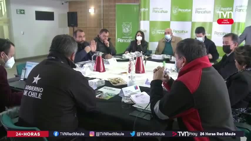 Reunión de alcaldes "Municipios Maule costa"
