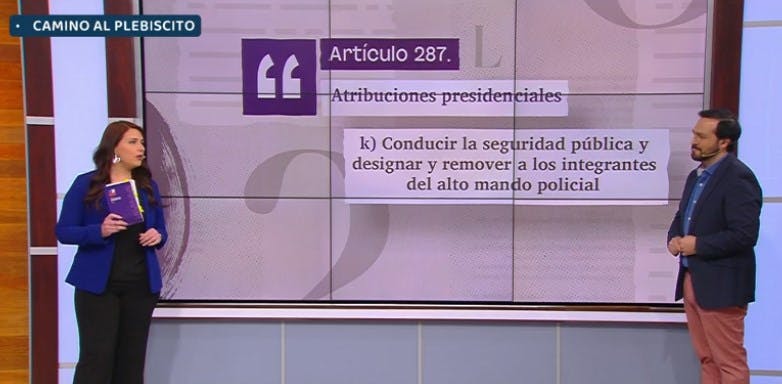 Camino al Plebiscito: Revisamos los artículos de seguridad en la propuesta de nueva Constitución