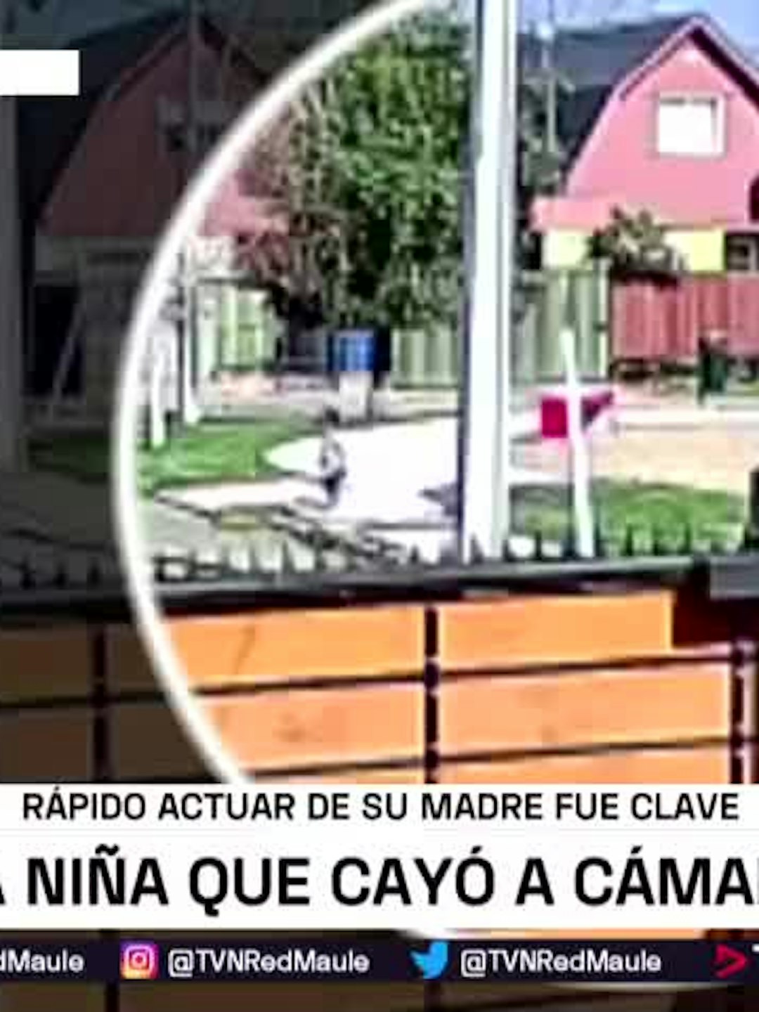 Niña fue rescatada tras caer a cámara de riego