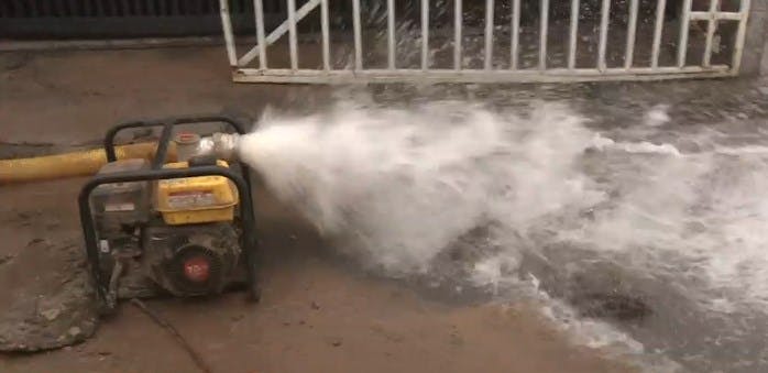 Rotura de matriz provoca una serie de problemas en villa de Puente Alto