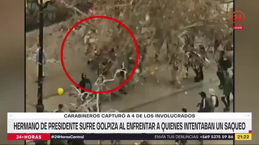 Hermano de Presidente sufre golpiza al enfrentar a quienes intentaban un saqueo