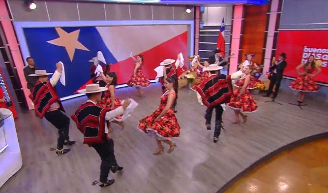 Esperamos el 18 con un gran pie de cueca en el Buenos Días A Todos
