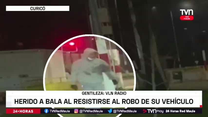 Conductor se resistió al robo de su auto y terminó baleado
