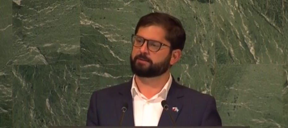 Presidente Boric expone en la Asamblea General de la ONU