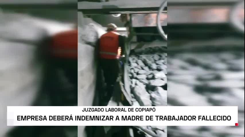 Empresa deberá indemnizar a madre de trabajador fallecido en faena minera