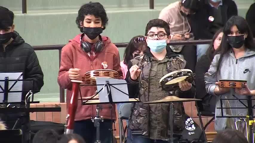 Cientos de jóvenes participan del Encuentro de Orquestas