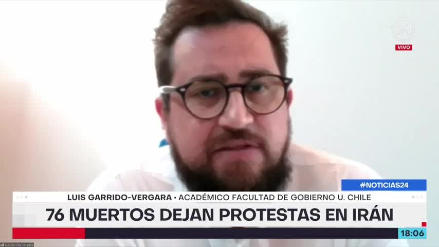 Académico analiza protestas en Irán: Puede adquirir una connotación similar