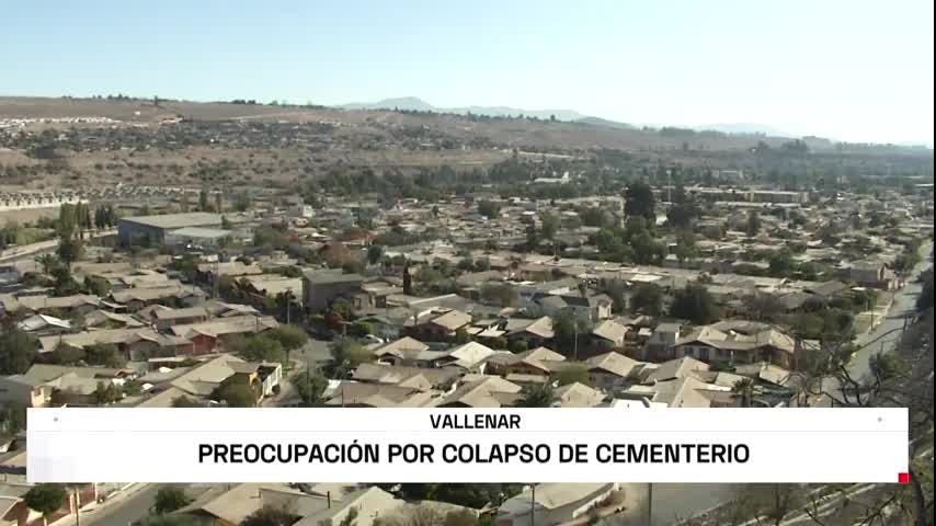 Preocupación por colapso de cementerio de Vallenar