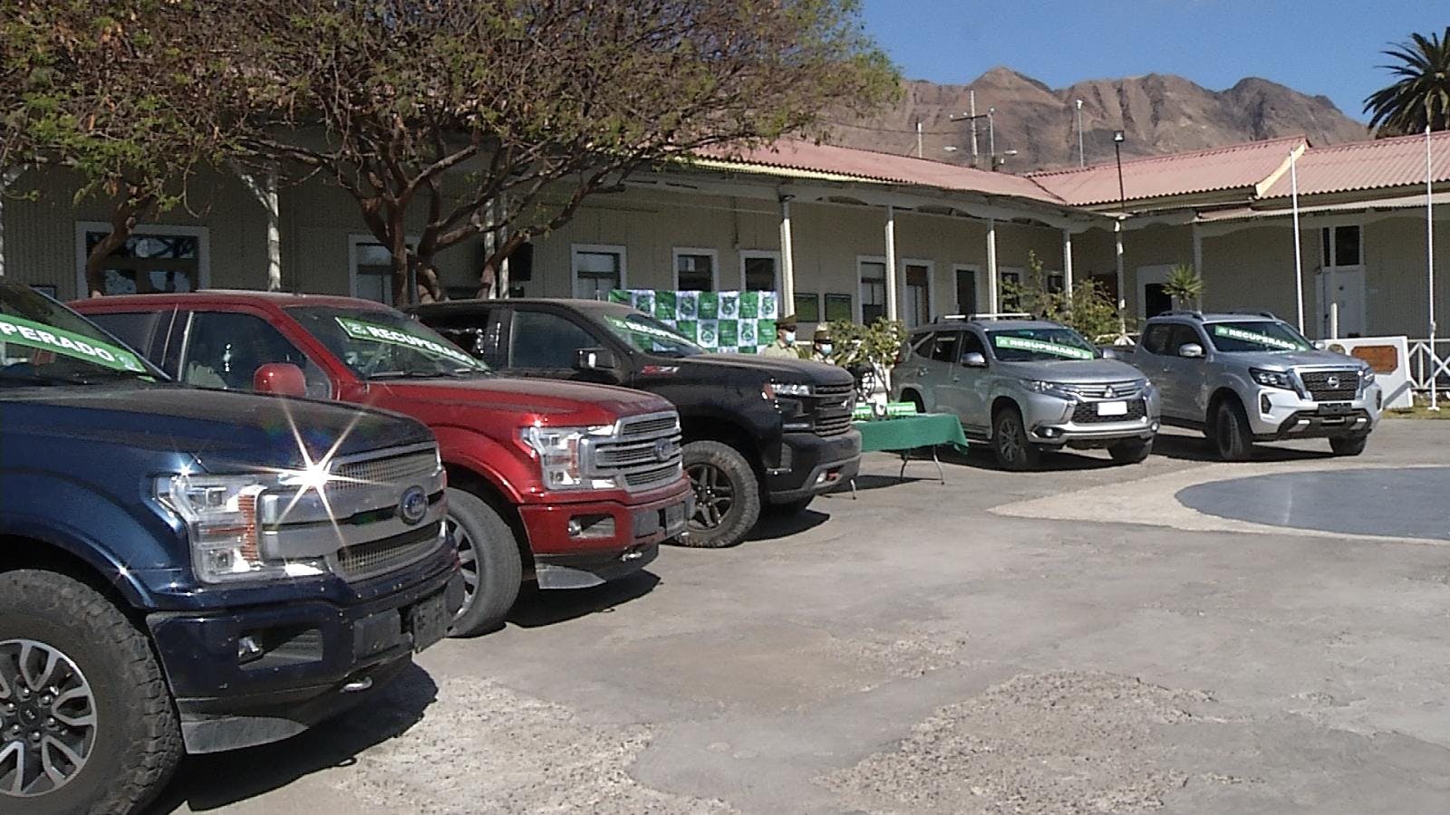 Carabineros recupera cinco vehículos robados en la región.