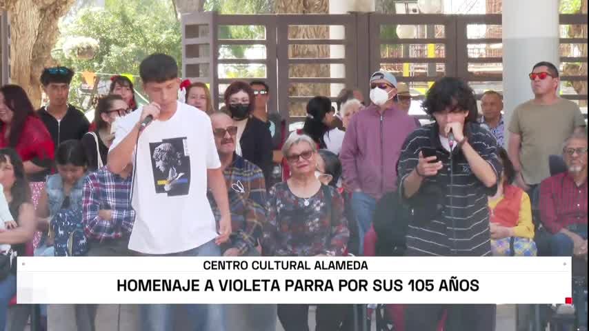 Conmemoran natalicio de Violeta Parra