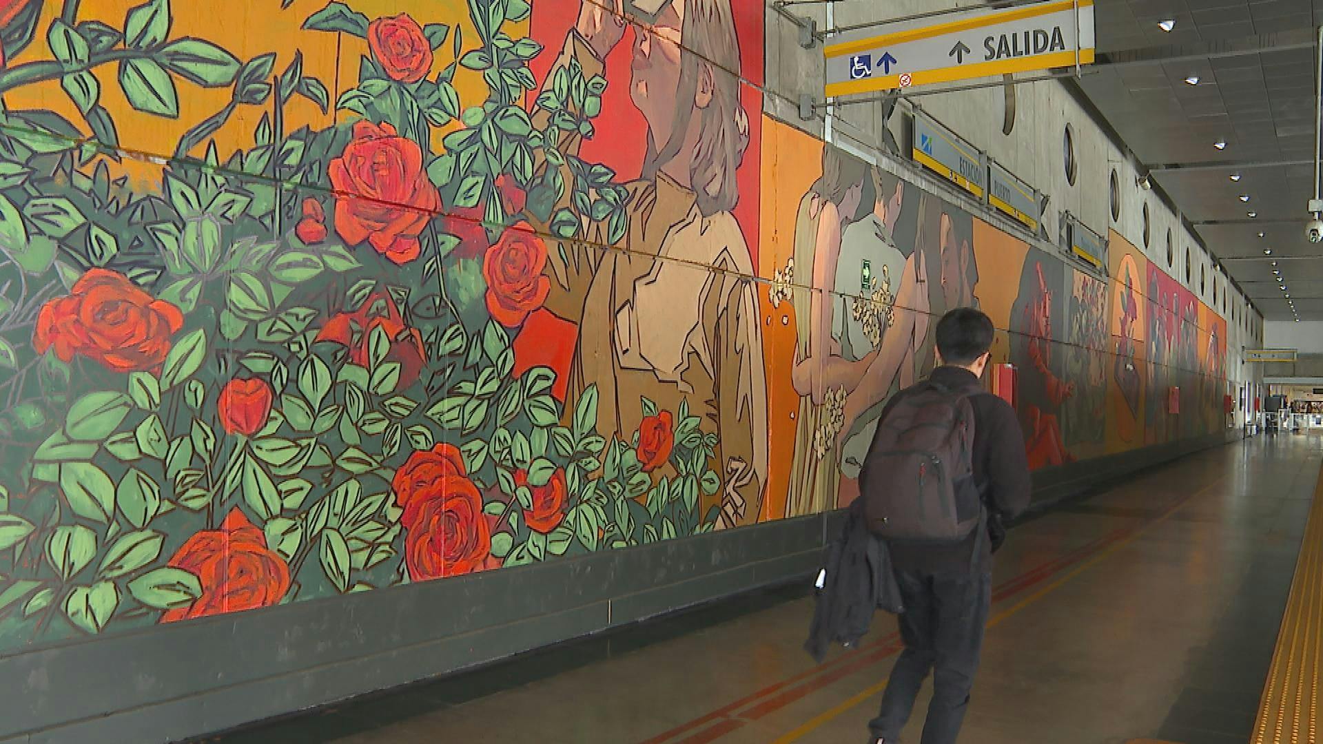 Estación Puerto hace gala de 22 murales que hermosearán este tradicional lugar de Valparaíso