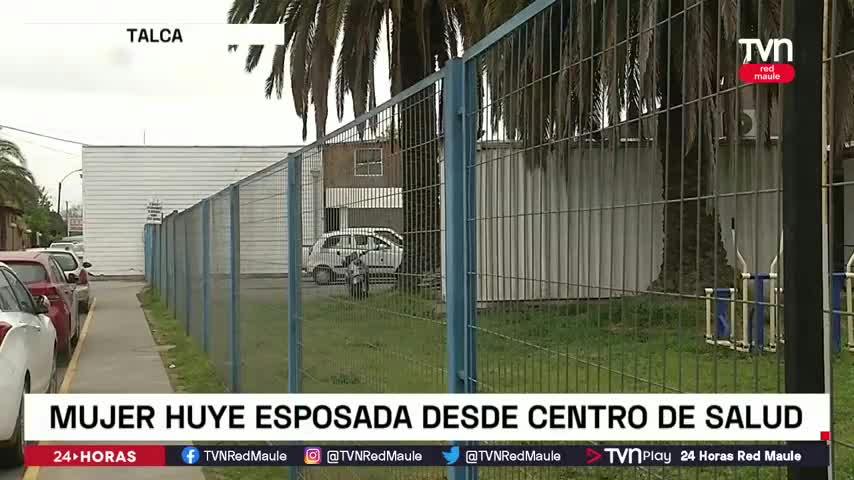 Detenida huyó esposada desde centro de salud en Talca