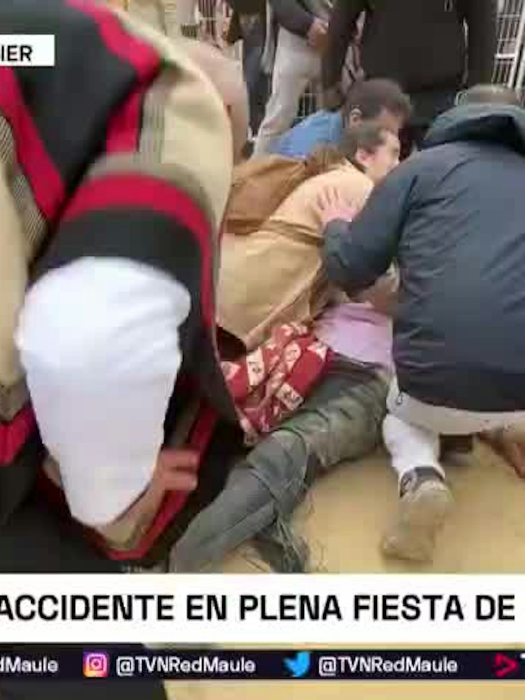 Jinete cayó en plena Fiesta de San Francisco de Huerta de Maule
