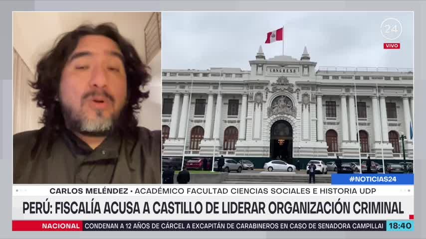Fiscalía peruana acusa a Castillo de liderar organización criminal: Hemos entrado en un espacio de disputa constitucional
