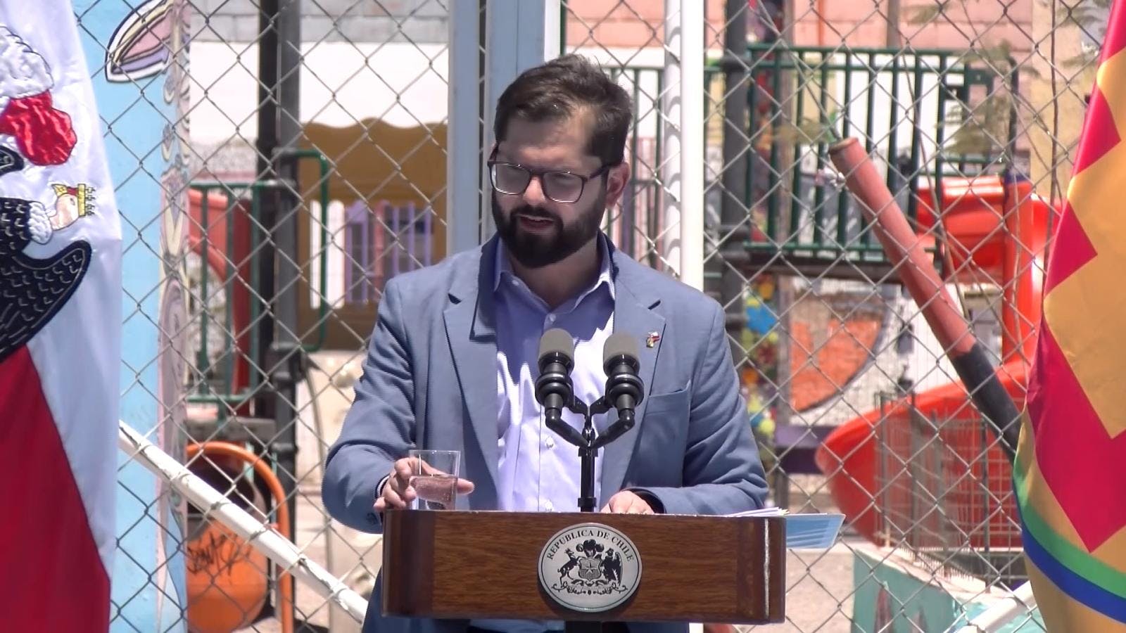En Calama comenzó la primera visita del presidente de la república Gabriel Boric a la región