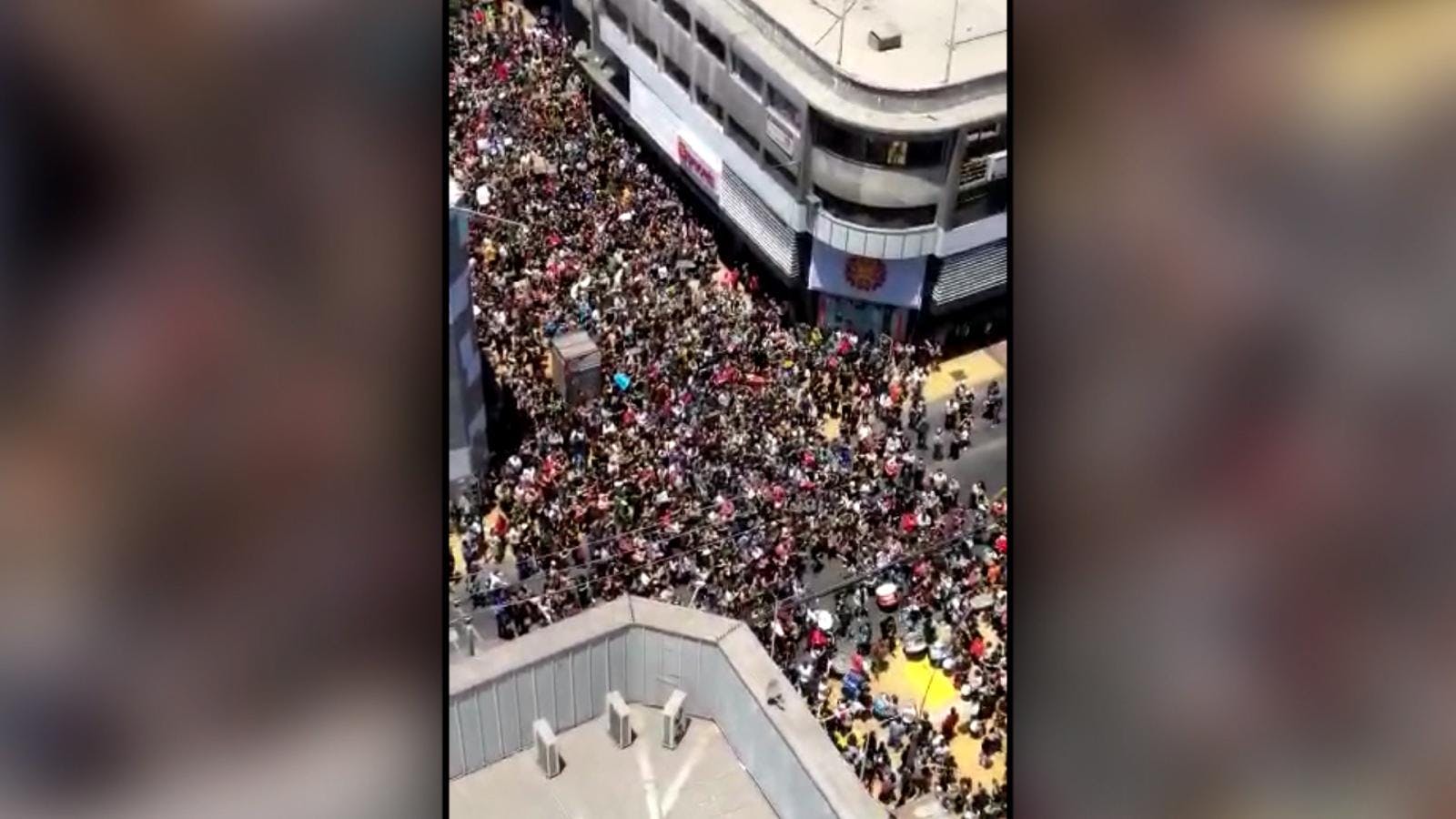 edidas de seguridad por conmemoración del 18 de octubre 