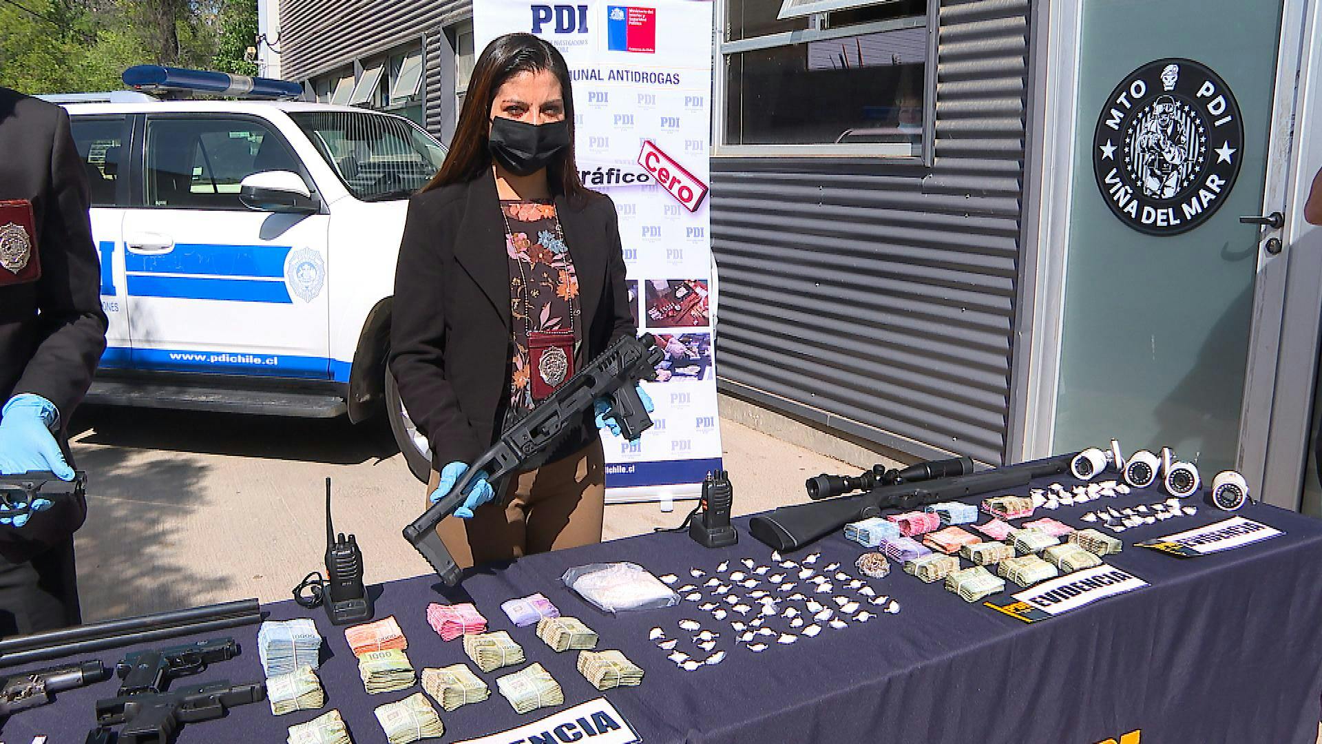 Operativo logra desbaratar banda dedicada al tráfico de drogas en Villa Alemana y Quilpué