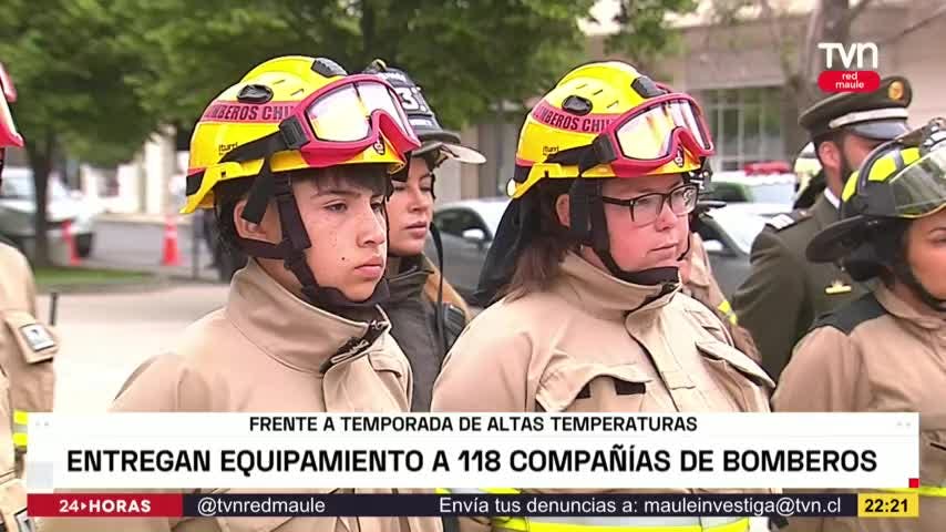 Bomberos recibe nuevos equipamientos